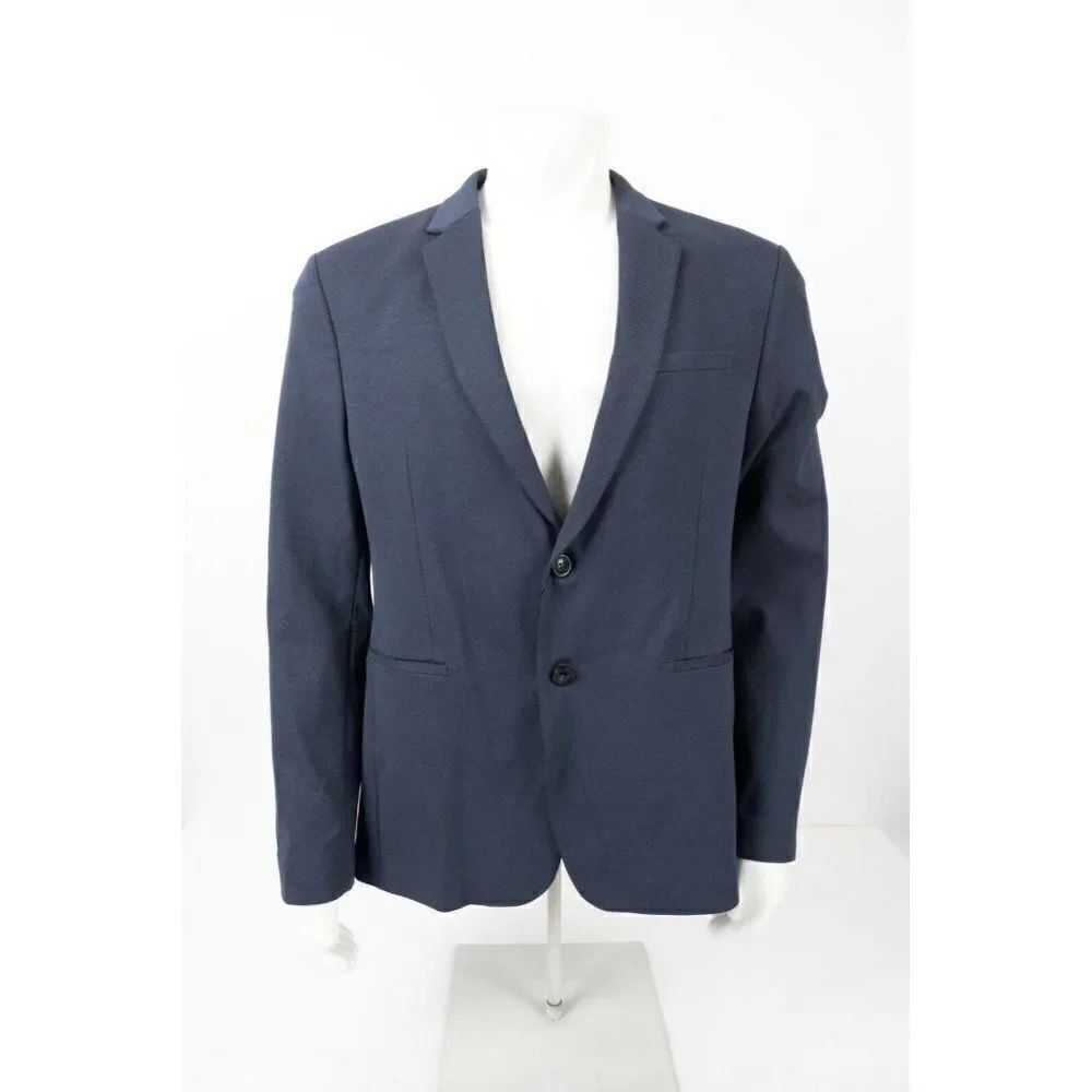 Zara Mens Suit Jacket Blazer EU 48 US 38 Textured